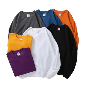 เสื้อสเวตเชิ้ตคอกลมผ้าฝ้าย 100% หนานุ่ม ทรงปกติ  ปักโลโก้ด้านหน้าได้ตามต้องการ  เหมาะสำหรับใส่ในฤดูหนาว สไตล์สตรีทแวร์ - Product Image 1