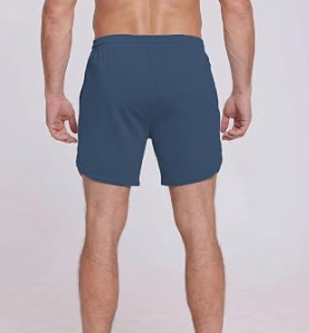 <b>Men</b> White Geometric Print Board <b>Shorts</b> High Waist Drawstring Quick Dry Casual <b>Swim</b> Trunks Pockets High Street Style Canvas - Product Image 3