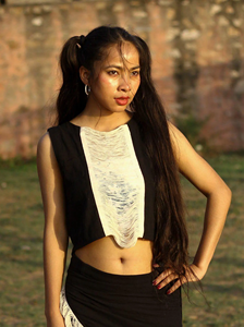 Handmade Brown Cotton Crop <b>Top</b> Sleeveless Summer Vest Boho Macrame Fringe Blouse Ethnic <b>Festival</b> <b>Top</b> Hippie Style Crop <b>Tops</b> - Product Image 3