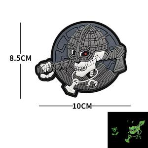 Glow in the Dark PVC Silicone 3D <b>Backpack</b> Patch Custom Cartoon Style Badge Customizable Size - Product Image 6