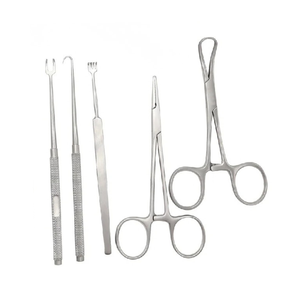 Kit d'instruments chirurgicaux ophtalmiques professionnels pour blepharoplastie, en acier inoxydable, réutilisable, pour la chirurgie des paupières - Product Image 3