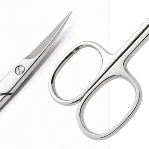 Ciseaux à cuticules à pointe fine, 3,5 pouces, ciseaux à ongles en acier inoxydable courbés, outil professionnel de manucure et de pédicure - Product Image 6