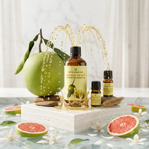 Huile Essentielle de Fleur de Pamplemousse Florale Fraîche et Sucrée de Qualité Supérieure, Extrait d'Aromathérapie, Huile Botanique 100% Pure, 100ml, Distillée à la Vapeur - Product Image 3