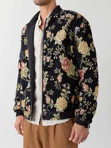 Chaqueta Bomber de Moda para Hombre, Material de Poliéster y Algodón, Prenda Exterior Elegante y Cálida, Diseño Cómodo - Product Image 3