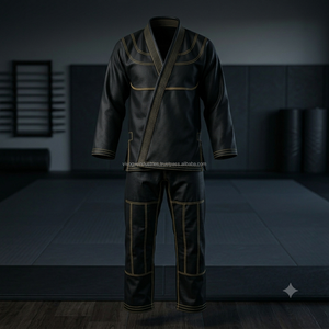 ชุดยูโดบราซิลเลี่ยนยิวยิตสู (BJJ Gi) ขายส่ง ผ้าเพิร์ลวีฟ 450GSM ผ่านกระบวนการ Pre-Shrunk พร้อมปักลายตามสั่ง รับผลิตแบบ OEM - Product Image 3