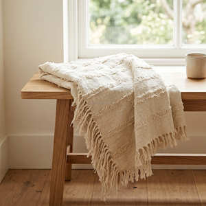 130x170 cm Dusty <b>Pink</b> Boho Throw Blanket Raised Texture Woven <b>Sofa</b> <b>Cover</b> Cozy Farmhouse Decor - Product Image 5