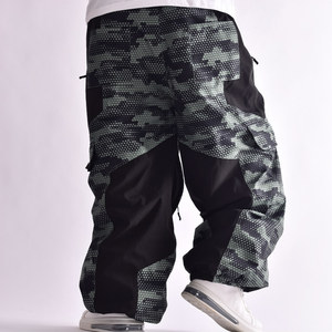High Street Cargo Baggy Style Extra-baggy a prueba de viento recto-baggy snowboard Transpirable Impermeable Pantalones de esquí de nieve - Product Image 1