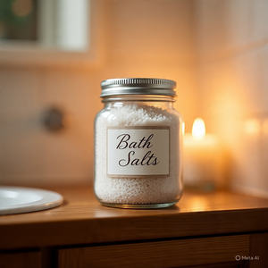 เกลืออาบน้ำสปาแร่ธาตุหิมาลัย กลิ่นลาเวนเดอร์สดชื่น ออร์แกนิค  ผสมคริสตัลสครับผิว น้ำมันหอมระเหย บรรจุในซองแบบรีซีลได้ เหมาะสำหรับพกพา - Product Image 3