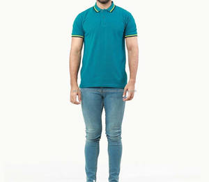 Polo de algodón piqué al por mayor de alta calidad, estilo informal ajustado unisex con logotipo personalizado para hombres y mujeres - Product Image 4