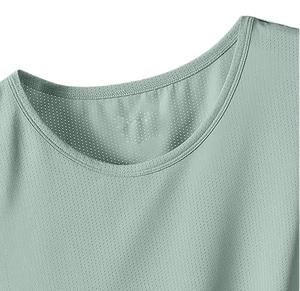 เสื้อกล้ามผู้ชายสีฟ้าอ่อน คอกลม ระบายอากาศได้ดี โลโก้ด้านหน้า ผ้าถัก โพลีเอสเตอร์ 100% แห้งเร็ว สวมใส่สบาย - Product Image 5