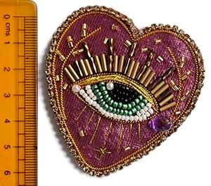Handmade Beaded Coaster Set Decorative <b>Table</b> <b>Protection</b> Mat - Product Image 3