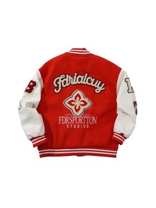 Men's <b>Summer</b> Baseball Varsity <b>Jacket</b> Custom Embroidered Breathable Eco-Friendly 100% Cotton High Street OEM Factory Manufacturer - Product Image 5