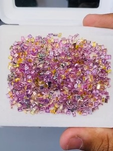 Lote de piedras preciosas de zafiro natural multicolor con corte baguette, 112.70 quilates, calidad AAA con brillo, hermoso multicolor, perfecto para la elaboración de joyas. - Product Image 2