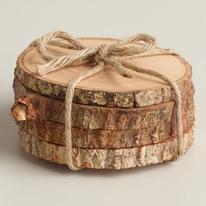 Sous-verres en bois de qualité supérieure, sous-verres décoratifs en bois naturel, protège-planchettes durables, essentiels pour la maison - Product Image 2