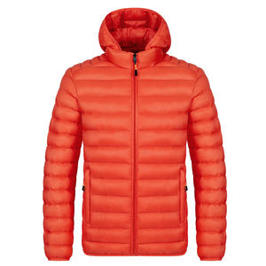 Fully Customized Men's Waterproof Canvas Puffer <b>Jackets</b> Polyester Wadding Filled Winter DDP Shipping - Product Image 6