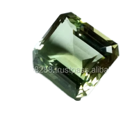Pierre d'améthyste verte hydrothermale créée en laboratoire 2026, 13*18mm, qualité AAA, taille émeraude, pour la fabrication de bijoux