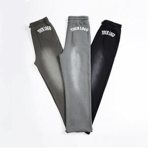 OEM Custom Flared Sweatpants Cotton Nylon Flare Track Pants Men Jogger Pants Flare Sweat Pants Men - Product Image 1