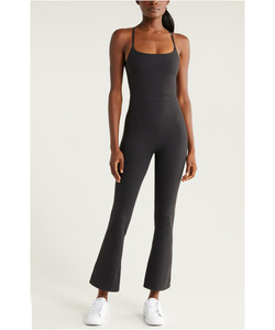 Combinaison une pièce dos nu pour femme en Spandex/Nylon, séchage rapide, respirante, sexy, rembourrée, pour le sport, la gym, l'entraînement et le yoga - Product Image 4