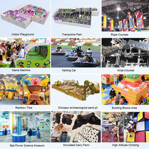 Centre de divertissement familial de 2000 m², parc d'attractions intérieur avec aire de jeux intérieure, parcours de ninja, trampoline <span class=keywords><strong>et</strong></span> jeux d'arcade - Product Image 4