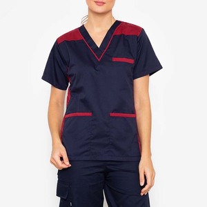 Conjunto de Uniformes Médicos al por Mayor para Hombres y Mujeres, Batas Quirúrgicas Negras Ligeras para Doctores y Enfermeras - Product Image 3
