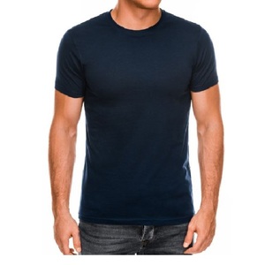 เสื้อยืดแขนสั้นผ้าฝ้าย 100% สำหรับผู้ชาย แบบถัก ทรงทางการ รับผลิตตามแบบ OEM ODM พร้อมสกรีนโลโก้ตามสั่ง ดีไซน์สำหรับทั้งชายและหญิง - Product Image 1