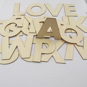Elegante Alfabeto de Madera MDF Ecológico para Decoración de Habitaciones Infantiles, Letras con Nombre Personalizado, Decoración de Pared para Guardería, Hecho a Mano y Pulido - Product Image 5