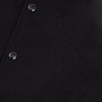 Veste universelle en cuir véritable écologique noire avec rayures blanches, col rabattable, fermeture éclair, style motard, automne