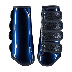Botas de Protección Brillantes de Primera Calidad con Cierre de Velcro, Botas de Protección con Brillo para Montar a Caballo - Product Image 1