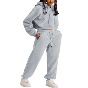 Chándal para Mujer, Corte Regular, Informal, Grueso, 100% Algodón, Nuevo Estilo, Precio al por Mayor - Product Image 1