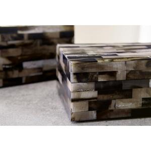 Handcrafted Resin Mosaic Jewelry <b>Box</b>-Modern Luxury Living Room Storage - Product Image 3