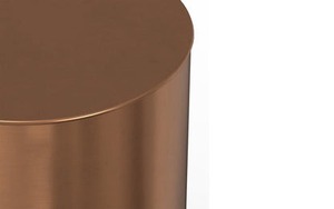 Modern Copper Black Ombre Metal Coffee <b>Table</b> Contemporary Living Room Furniture Decorative <b>End</b> <b>Table</b> - Product Image 2