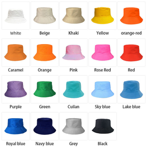Custom Logo Unisex Cotton Bucket Hat Wide Brim Embroidery Print Streetwear Fishing Sun Hat OEM Promotional <b>Cap</b> - Product Image 3