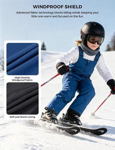 Pantalones de Nieve Impermeables y Cortavientos para Niños, Pantalones de Nieve Térmicos para Deportes al Aire Libre, Ropa de Snowboard para Niños - Product Image 6