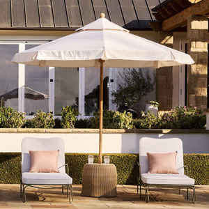 Table d'appoint en rotin tissé à la main, couleur naturelle, taille moyenne, forme ronde, pour jardin, patio, bord de piscine, fabriquée par VgreenArt - Product Image 4