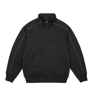 Conjunto Deportivo Premium Unisex de 2 Piezas con Franjas Decorativas, Chaqueta Cortavientos con Cuello Alto y Pantalones Holgados, Traje de Entrenamiento Personalizado - Product Image 2