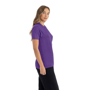 Camiseta Next Level N6210 Premium Ajustada de Cuello Redondo, Ligera y Cómoda, Color Morado, Mezcla Ligera - Product Image 6