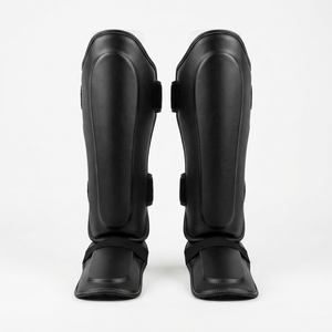 Protège-tibias MMA personnalisés avec logo, équipement de sport de protection en gros, protège-jambes Muay Thai pour adultes - Product Image 1