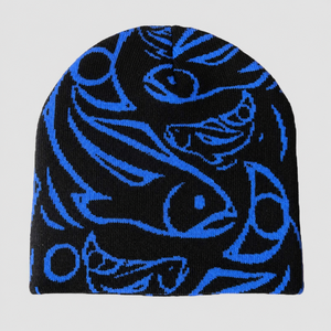 Wholesale Personalised Unisex Adults Winter Breathable <b>Waterproof</b> Spandex/Cotton Striped Street Style 3D Embroidered Logo <b>Beanie</b> - Product Image 1