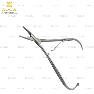 ที่จับเข็ม Mathieu Elastic Placing พร้อมขากรรไกรแบบวางด้านหน้า ขนาดแคบ สำหรับงานจัดฟัน R.A.A.INTERNATIONAL คุณภาพพรีเมียม - Product Image 6