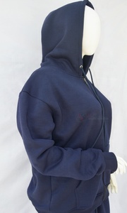 Ensemble de survêtement personnalisé bleu marine 100 % coton biologique à séchage rapide, vêtements de sport athlétiques, fabricant de survêtements de jogging, vente en gros, marque privée - Product Image 2