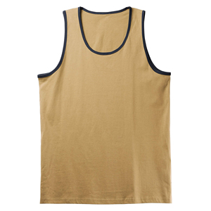 2025 New Arrival Custom Men's <b>Plus</b> <b>Size</b> Breathable Anti-Wrinkle Quick Dry 100% Cotton Gym Tank <b>Top</b> - Product Image 4