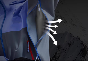 Veste unisexe 3L pour l'extérieur, fonctionnelle, imperméable, respirante, coupe-vent, coutures thermosoudées, randonnée, pêche, alpinisme, cyclisme, recyclable - Product Image 5