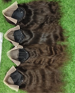 Peluca de pelo virgen crudo indio sedoso suave de alta calidad, trama de ondas de Agua del Sur de La India y estilos de ondas profundas, cabello crudo único - Product Image 5