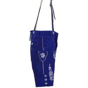 Lederhosen traditionnels bleus pour hommes, tailles européennes 46 à 60 - Product Image 5