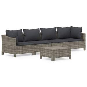 Conjunto de Muebles de Jardín Grises - Product Image 2