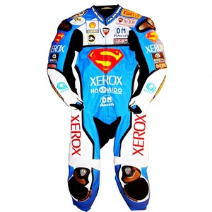 ชุดจั๊มสูทมอเตอร์ไซค์ Lorenzo Lanzi Rucati WSBK 1 ชิ้น ทำจากหนังวัว/หนังจิงโจ้ สำหรับขับขี่มอเตอร์ไซค์บนสนาม/ขี่มอเตอร์ไซค์ทั่วไป ระดับนักขี่มืออาชีพ - Product Image 1