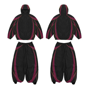 Wholesale Custom Windbreaker <b>Sets</b> Monochrome Windbreaker <b>Sets</b> Custom Outerwear Premium Streetwear Factory - Product Image 5