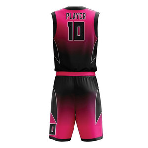 Ensemble d'uniformes de basket-ball personnalisés par sublimation, maillot sans manches à col rond avec short, ensemble d'uniformes de basket-ball sur mesure pour hommes - Product Image 3