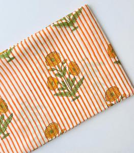 ผ้าฝ้ายพิมพ์ลายดอกไม้แบบอินเดีย สวยงาม ทอมือ น้ำหนักปานกลาง ระบายอากาศได้ดี เป็นมิตรกับสิ่งแวดล้อม ซักได้ ผ้าสำหรับงานตกแต่งทันสมัย - Product Image 2