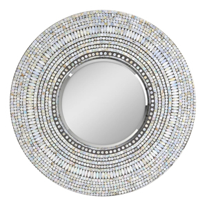 <b>Top</b> New Design Capiz Shell Wall Salon Mirror Small Round Mirror Wholesale Good Price Bedroom Furniture - Product Image 1